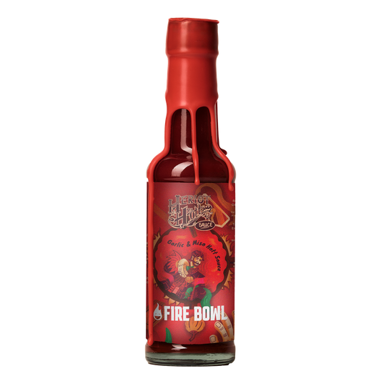 Garlic & Miso Hott Sauce (Firebowl x Heriot Hott) White Background - Heriot Hott